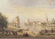 Jean Baptiste Camille  Corot Le port de La Rochelle (mk11) oil painting picture wholesale